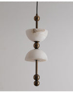 Duo Alabaster Pendant Lamp
