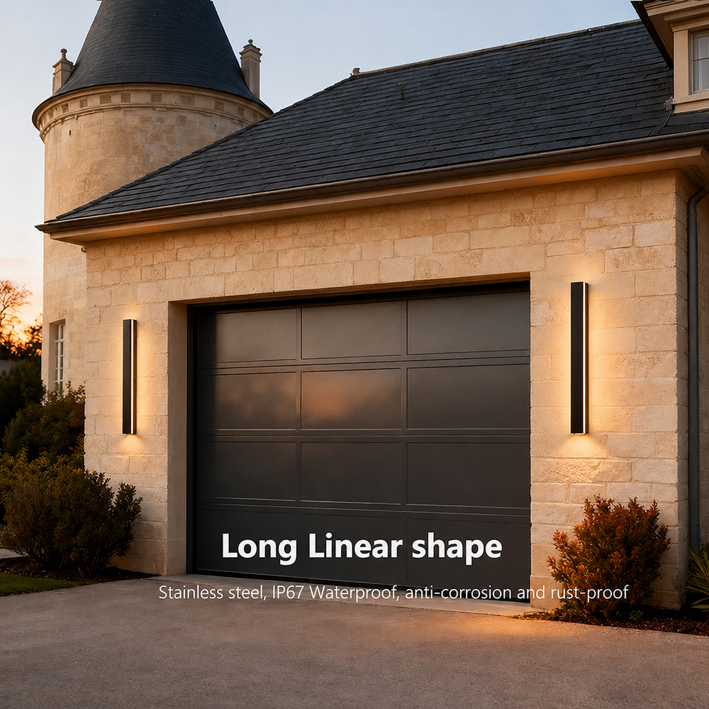 Echelon Long Linear Architectural Outdoor Wall Light