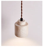 Elemental Travertine Mini Pendant Lamp