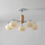 Elliptical Persimmon Chandelier