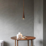 Elongated Teardrop Pendant Light