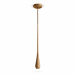 Elongated Teardrop Pendant Light
