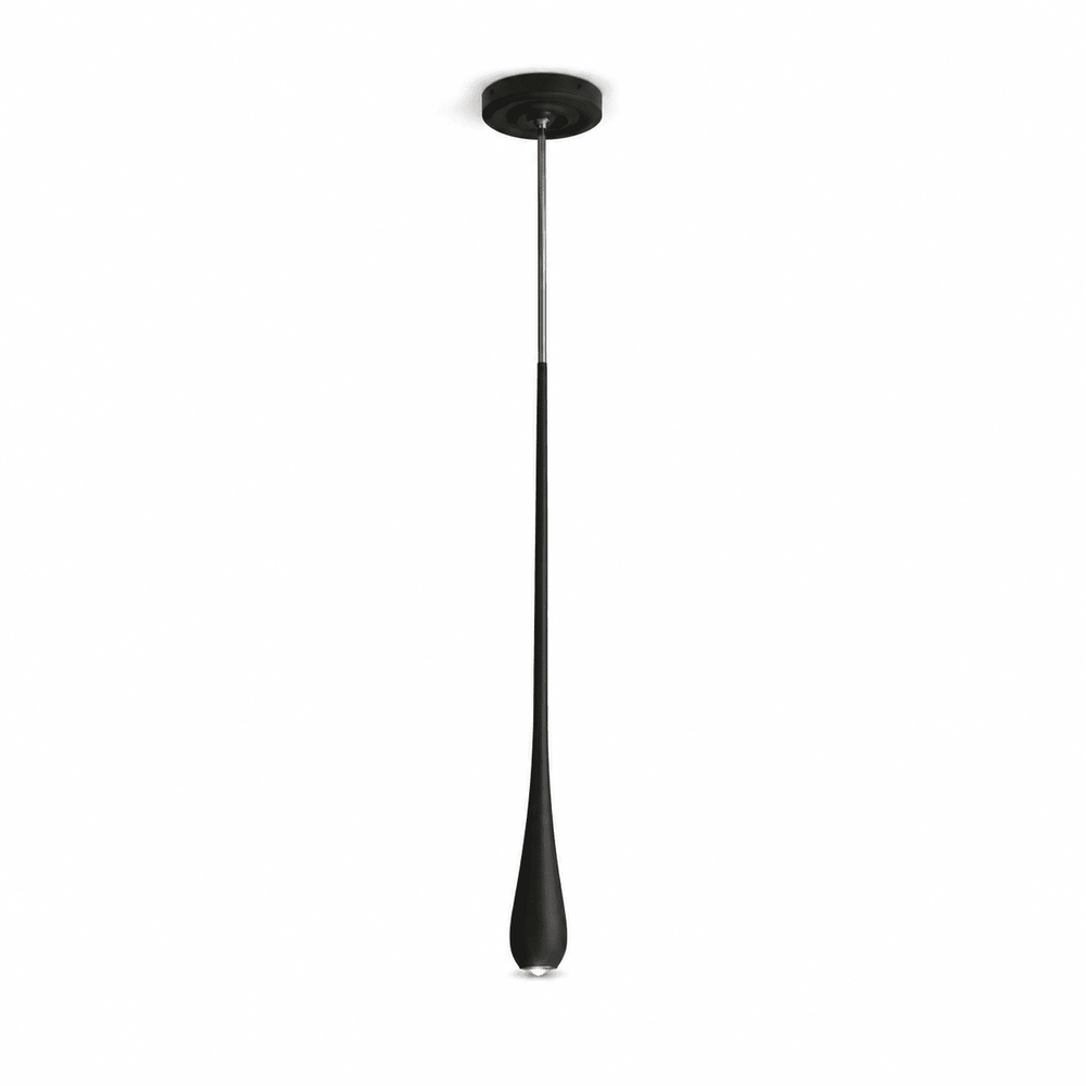 Elongated Teardrop Pendant Light