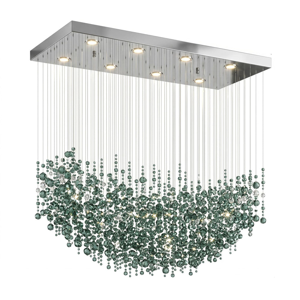 Emerald Rainfall Crystal Customize Chandelier
