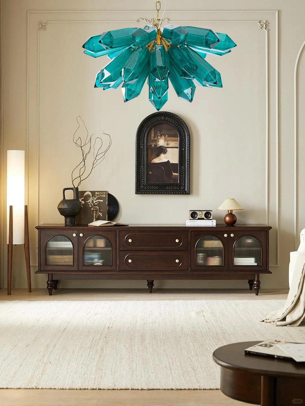 Emerald Crystal Chandelier