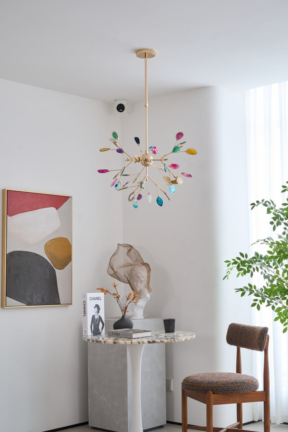 Agate Flake Chandelier