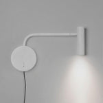 Minimalist Disc Plug-in Wall Sconce