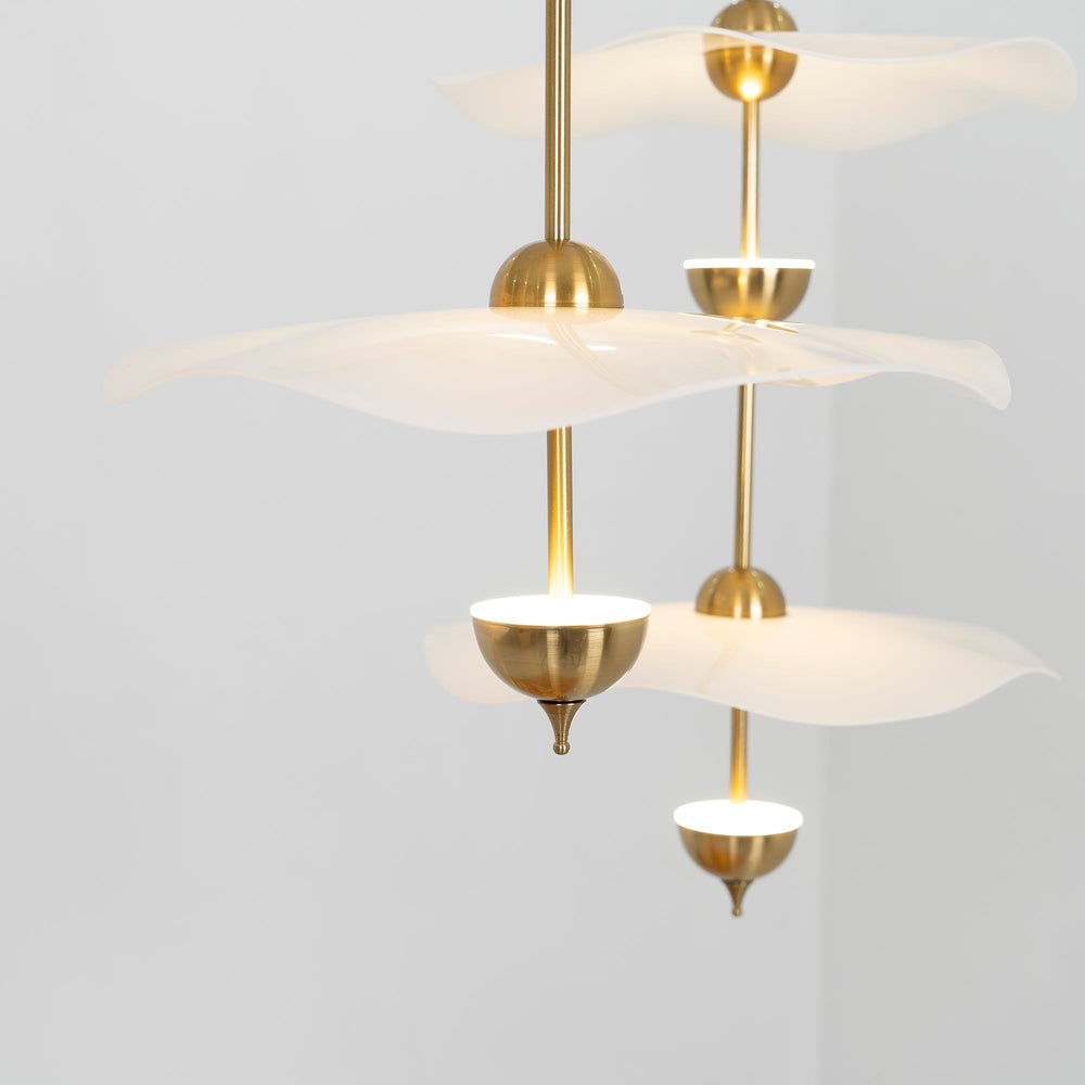 Envolee Double Biscuit Pendant Light