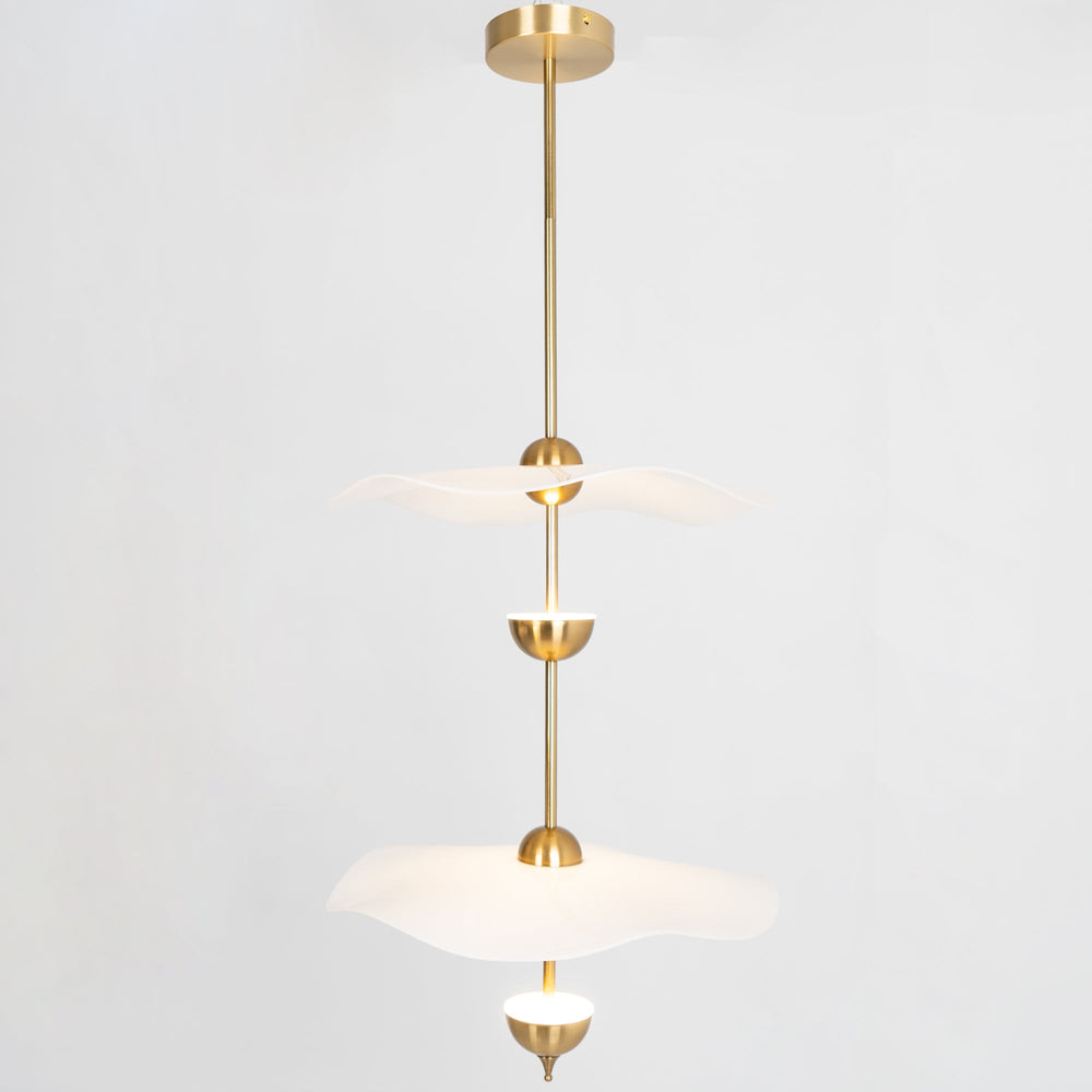 Envolee Double Biscuit Pendant Light