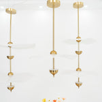 Envolee Double Biscuit Pendant Light