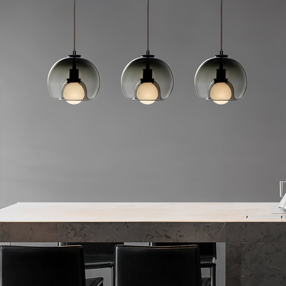 Eres Pendant Light – Handblown Glass Orb