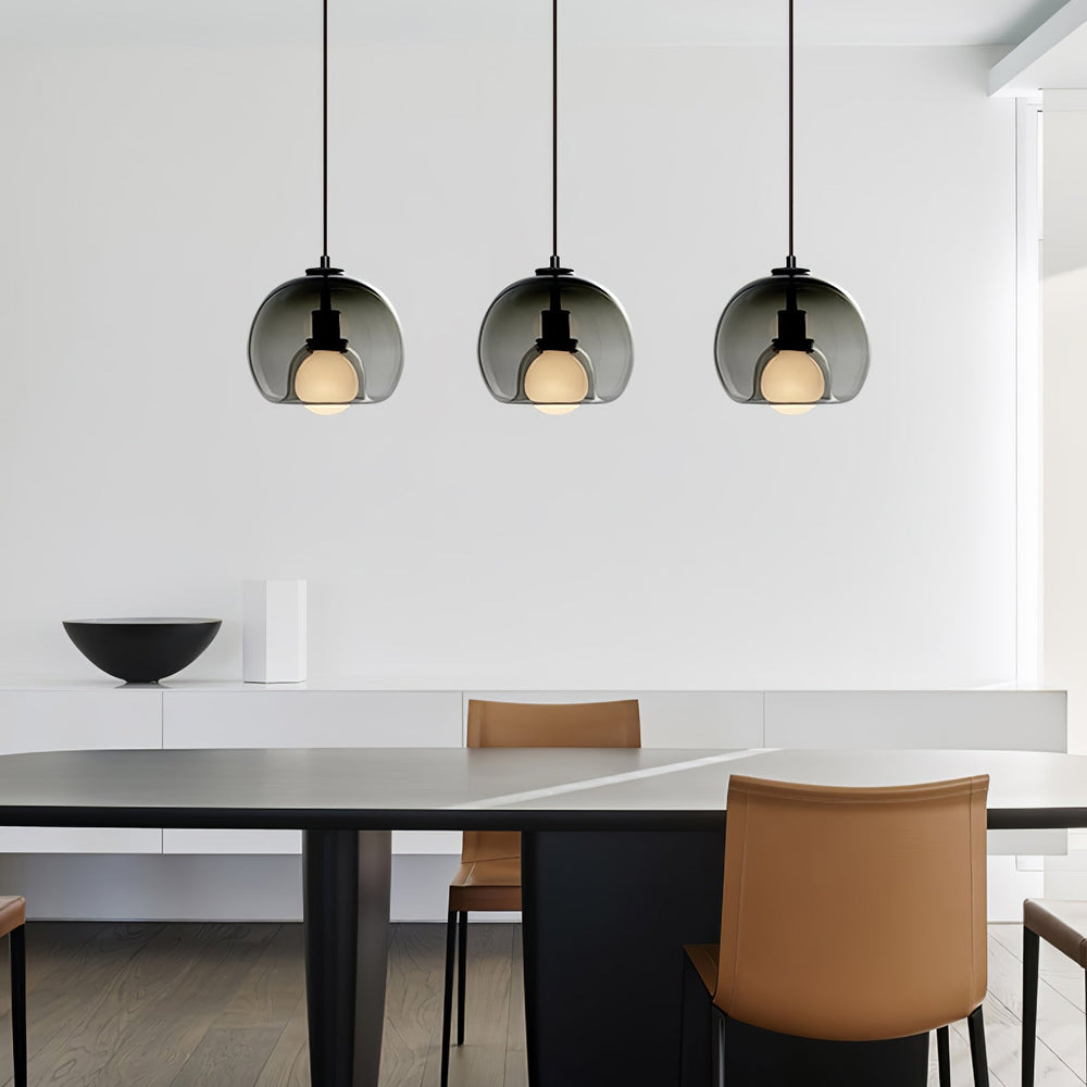 Eres Pendant Light – Handblown Glass Orb