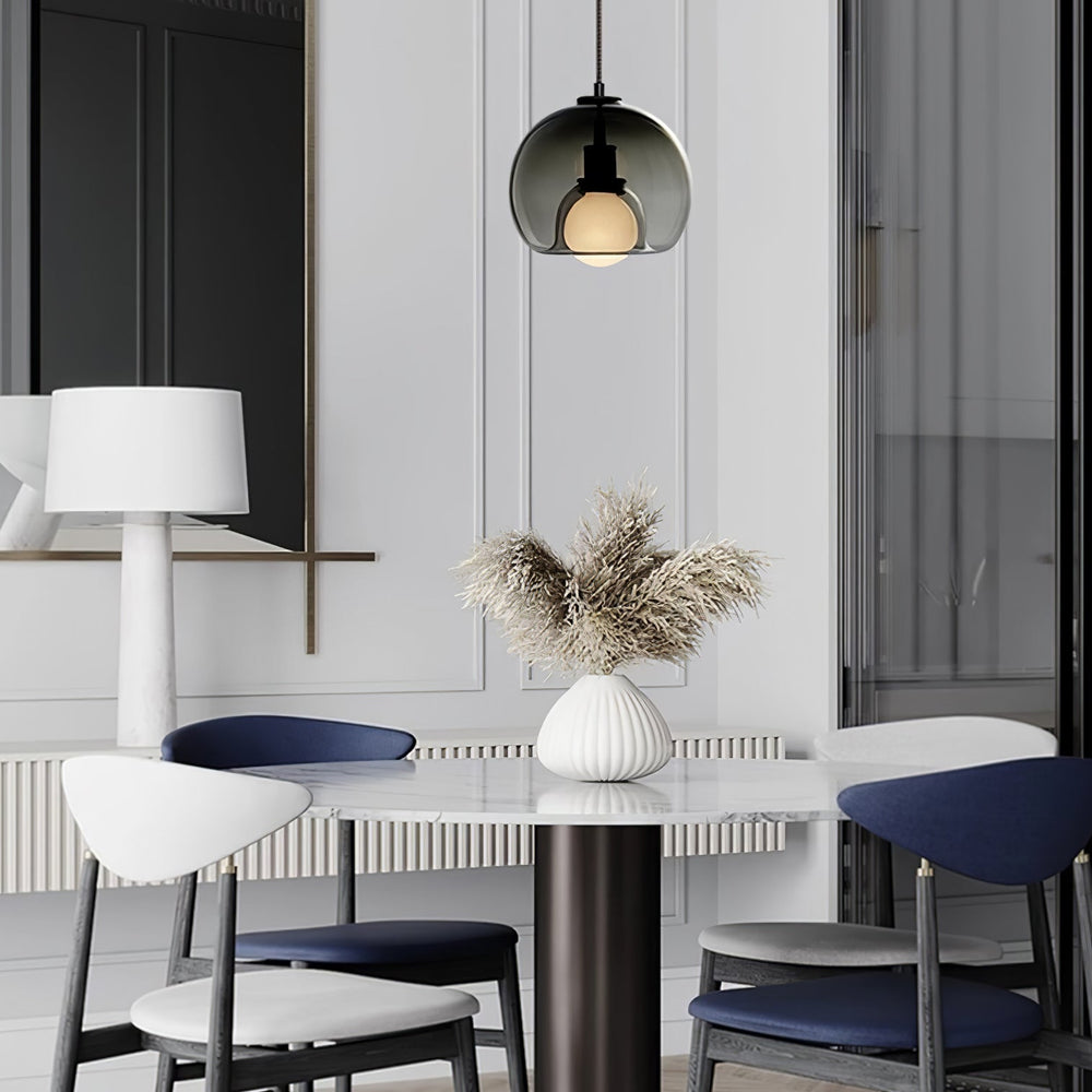 Eres Pendant Light – Handblown Glass Orb