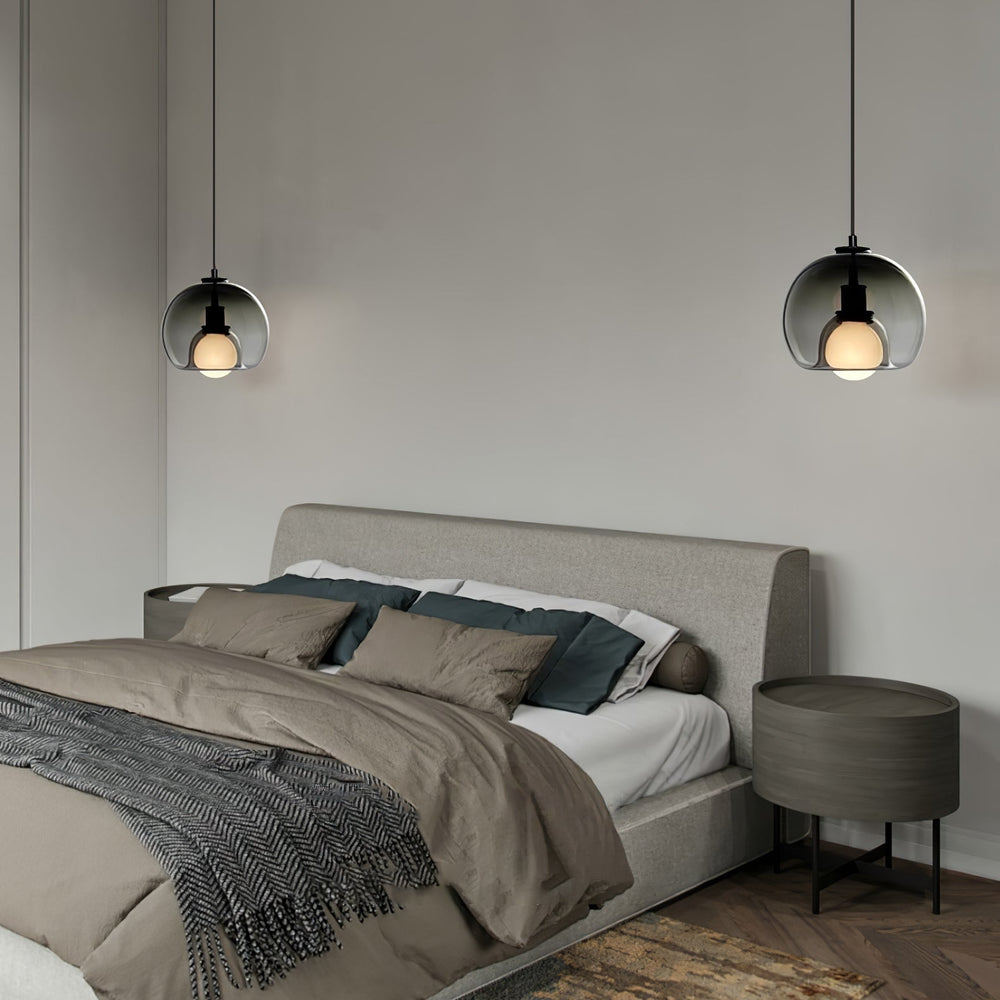 Eres Pendant Light – Handblown Glass Orb