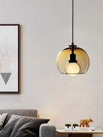 Eres Pendant Light – Handblown Glass Orb