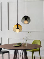 Eres Pendant Light – Handblown Glass Orb