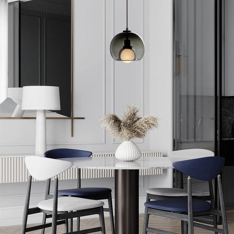 Eres Pendant Light – Handblown Glass Orb