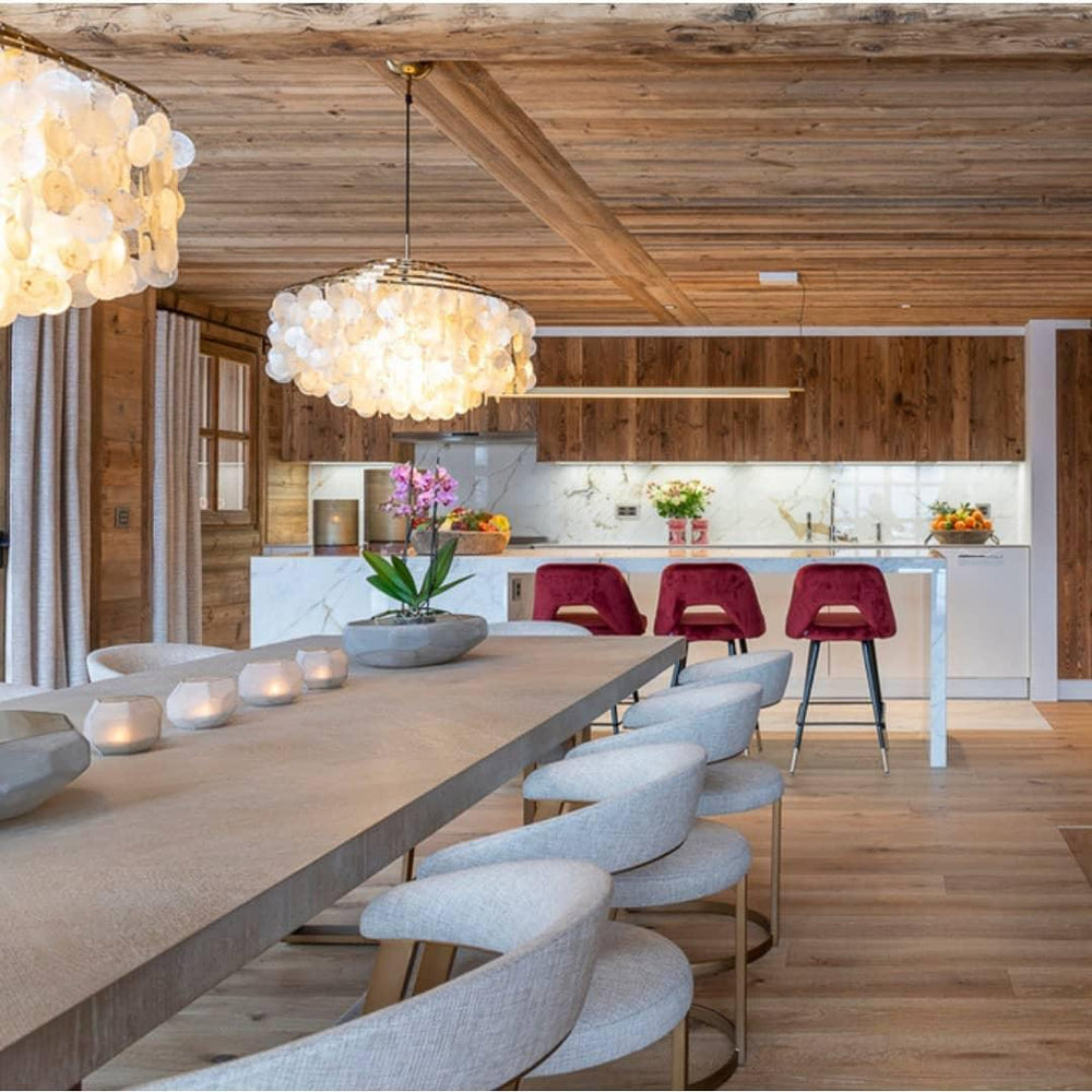Round Shell Chandelier