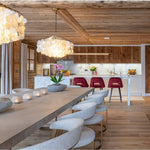 Round Shell Chandelier