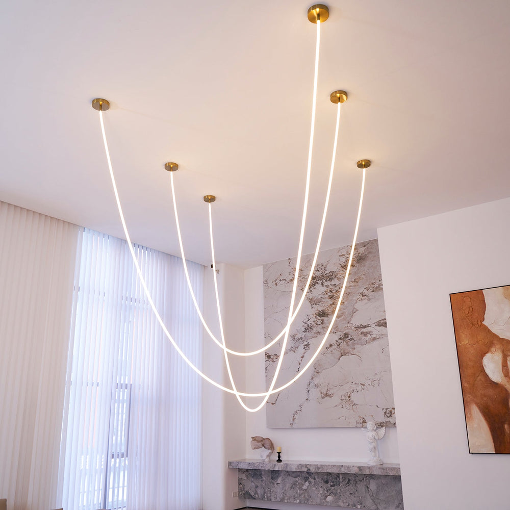 Flexible Curve Pendant Lamp – Adjustable Modern Ceiling Light