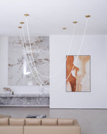 Flexible Curve Pendant Lamp – Adjustable Modern Ceiling Light
