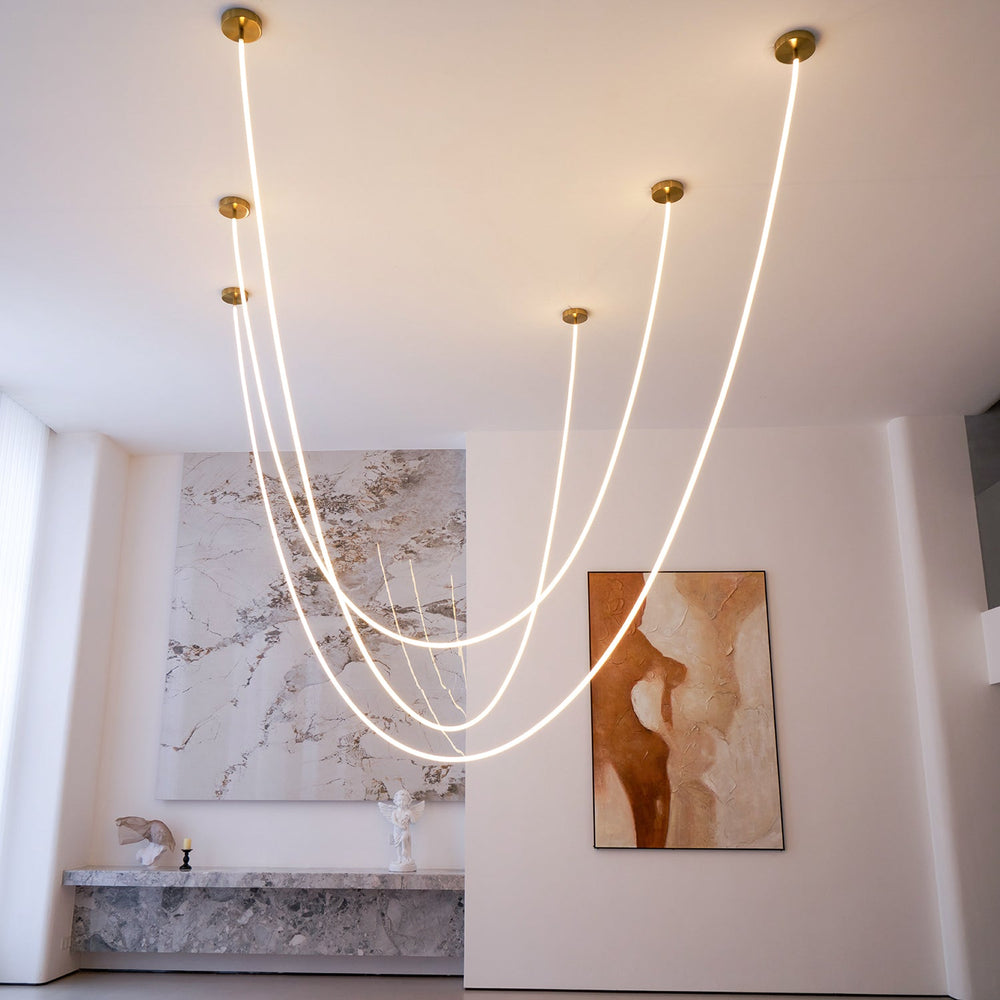 Flexible Curve Pendant Lamp – Adjustable Modern Ceiling Light