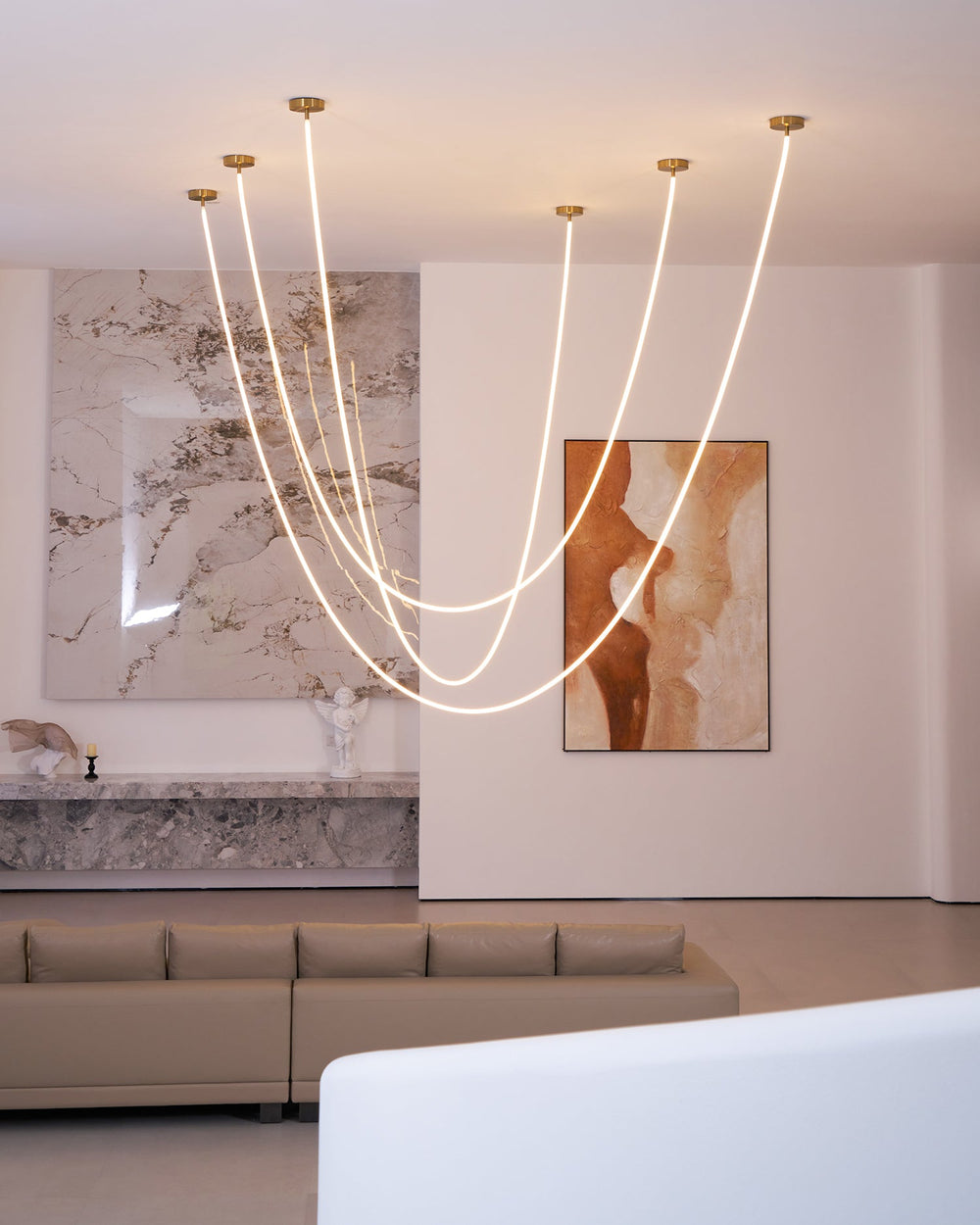 Flexible Curve Pendant Lamp – Adjustable Modern Ceiling Light