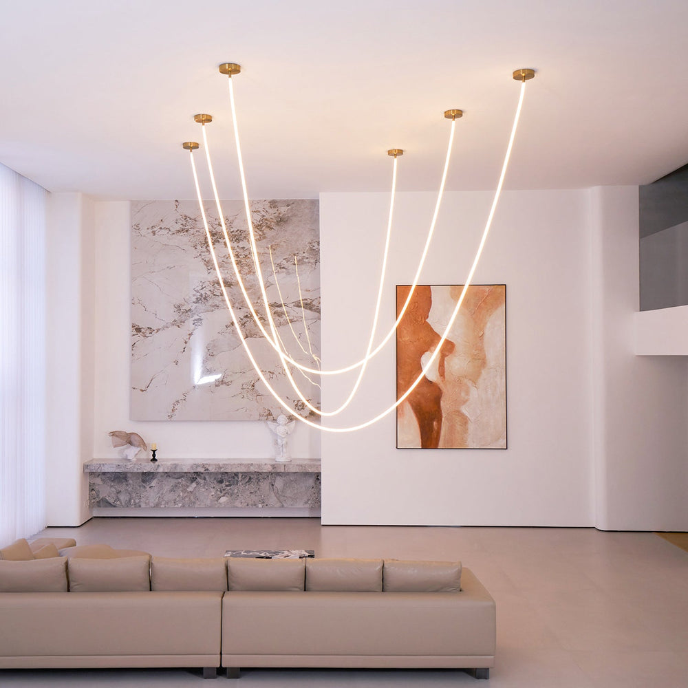 Flexible Curve Pendant Lamp – Adjustable Modern Ceiling Light