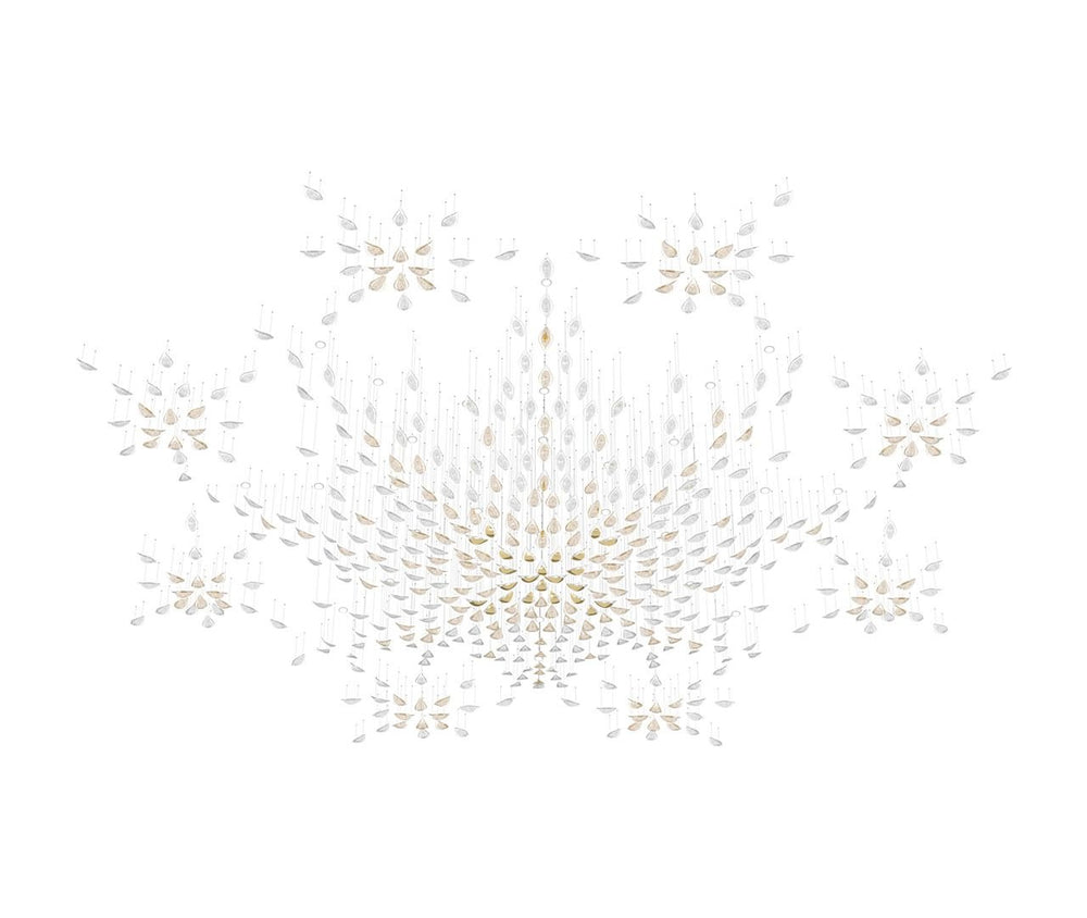 Floating Leaves Chandelier