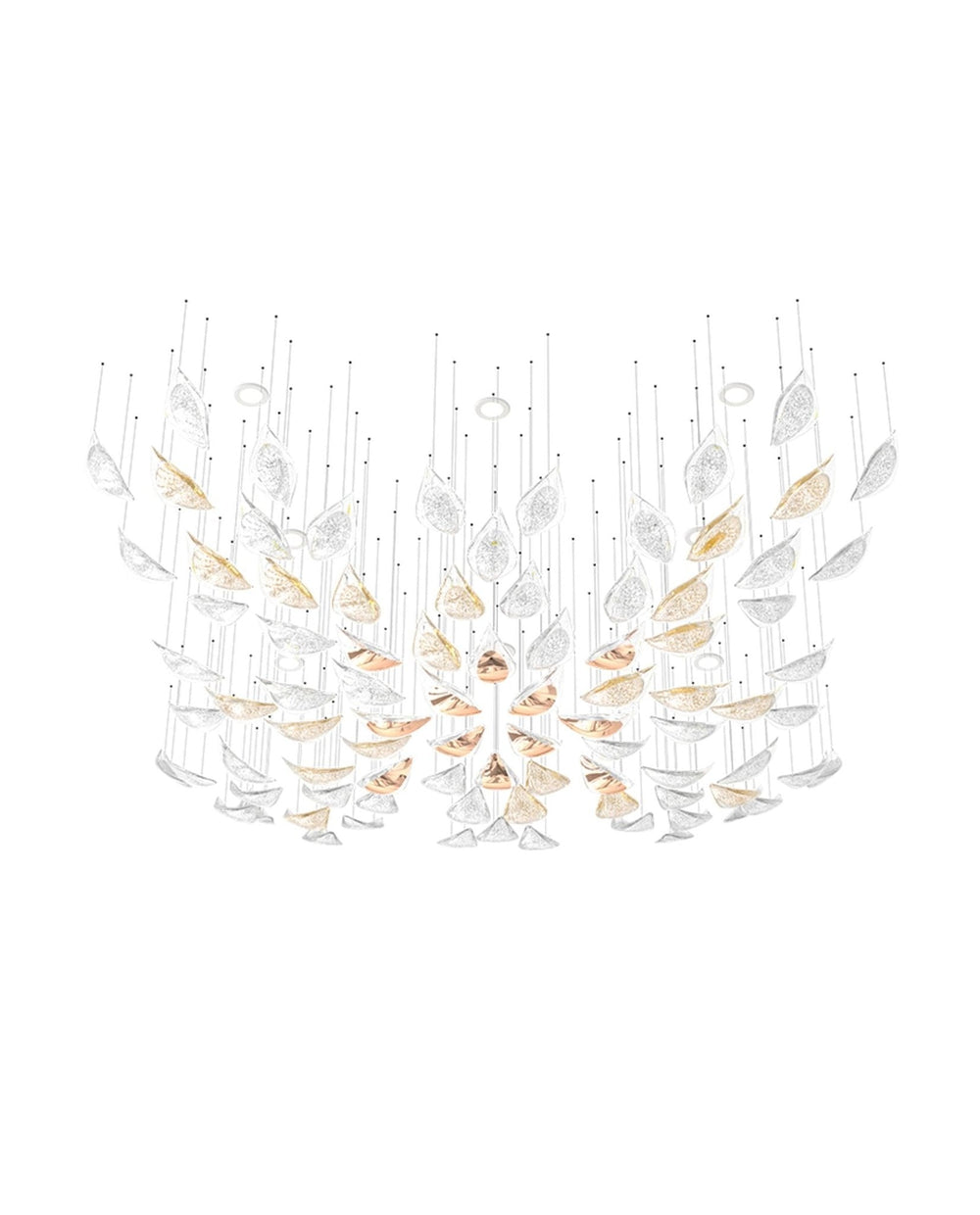 Floating Leaves Chandelier