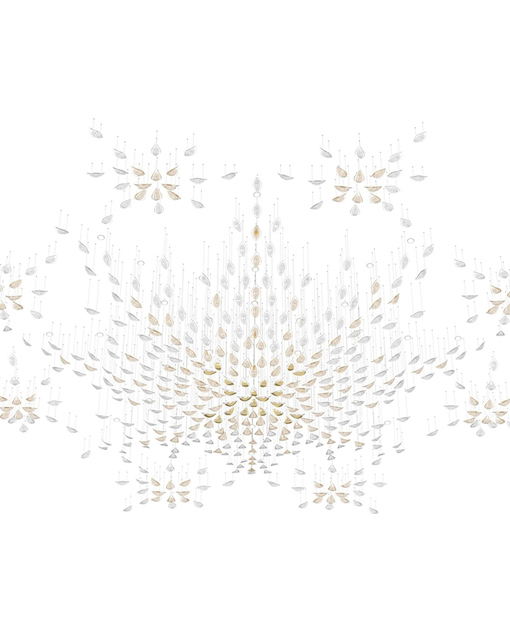 Floating Leaves Chandelier