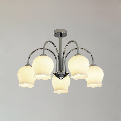 Floral Glass Chandelier