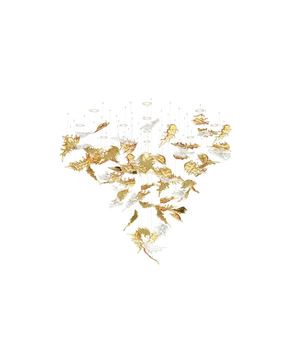 Flying Leaves Chandelier