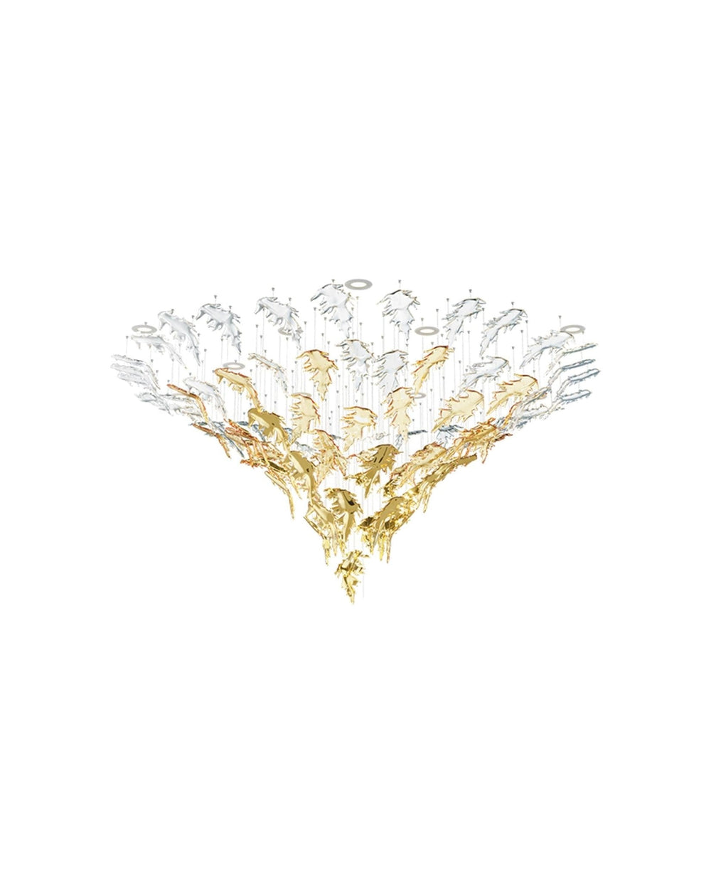 Flying Leaves Chandelier