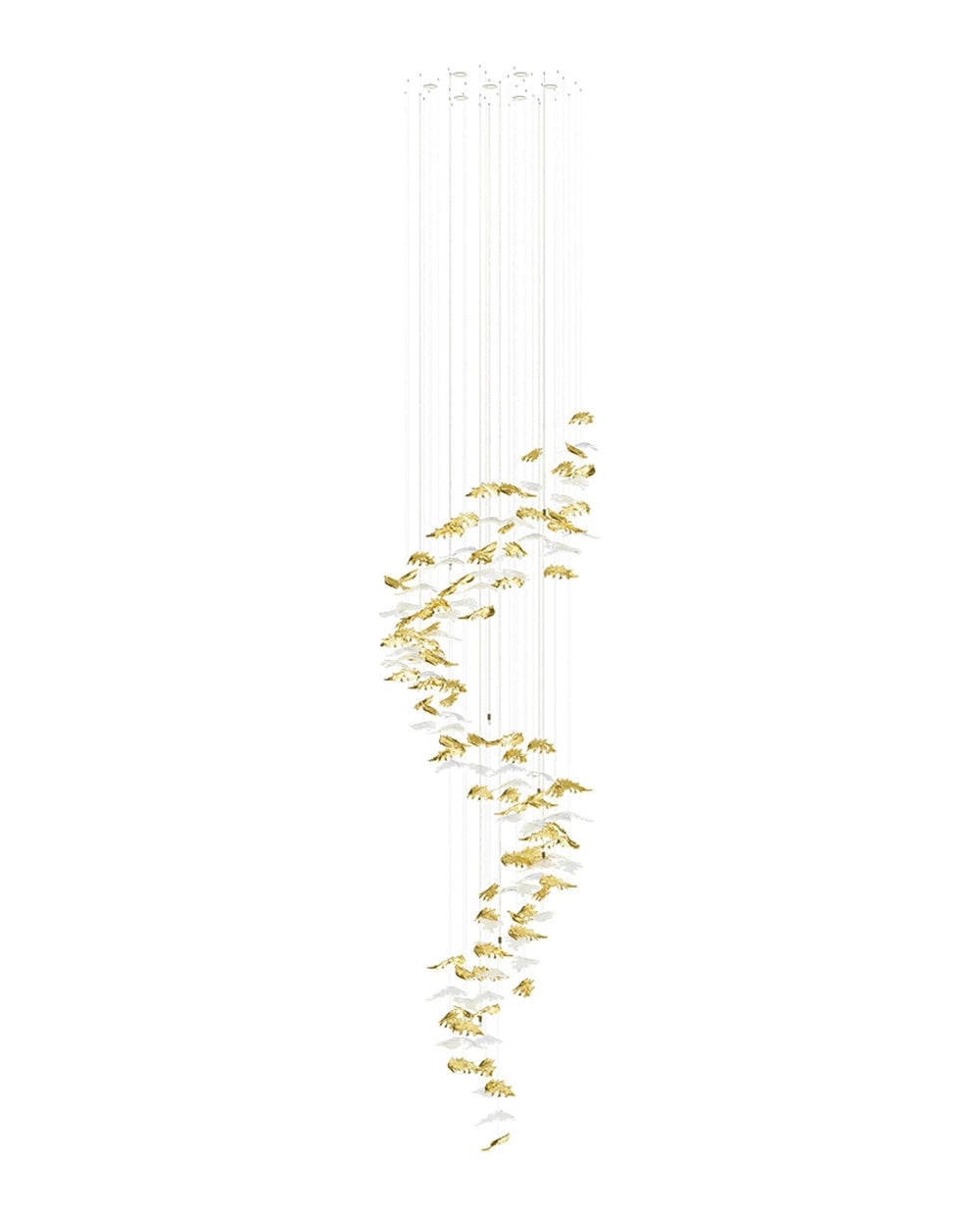 Flying Leaves Chandelier