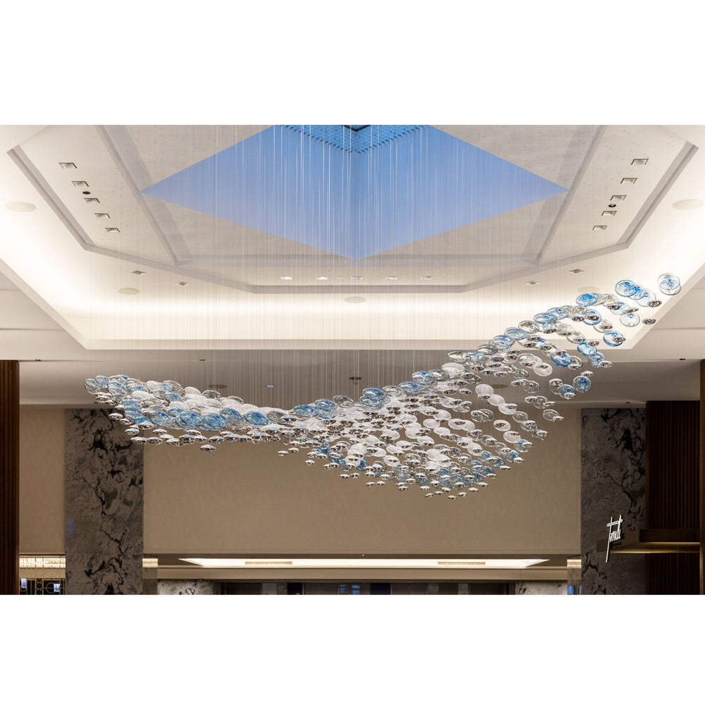 The Flying Surge LED Chandelier | Custom Size &