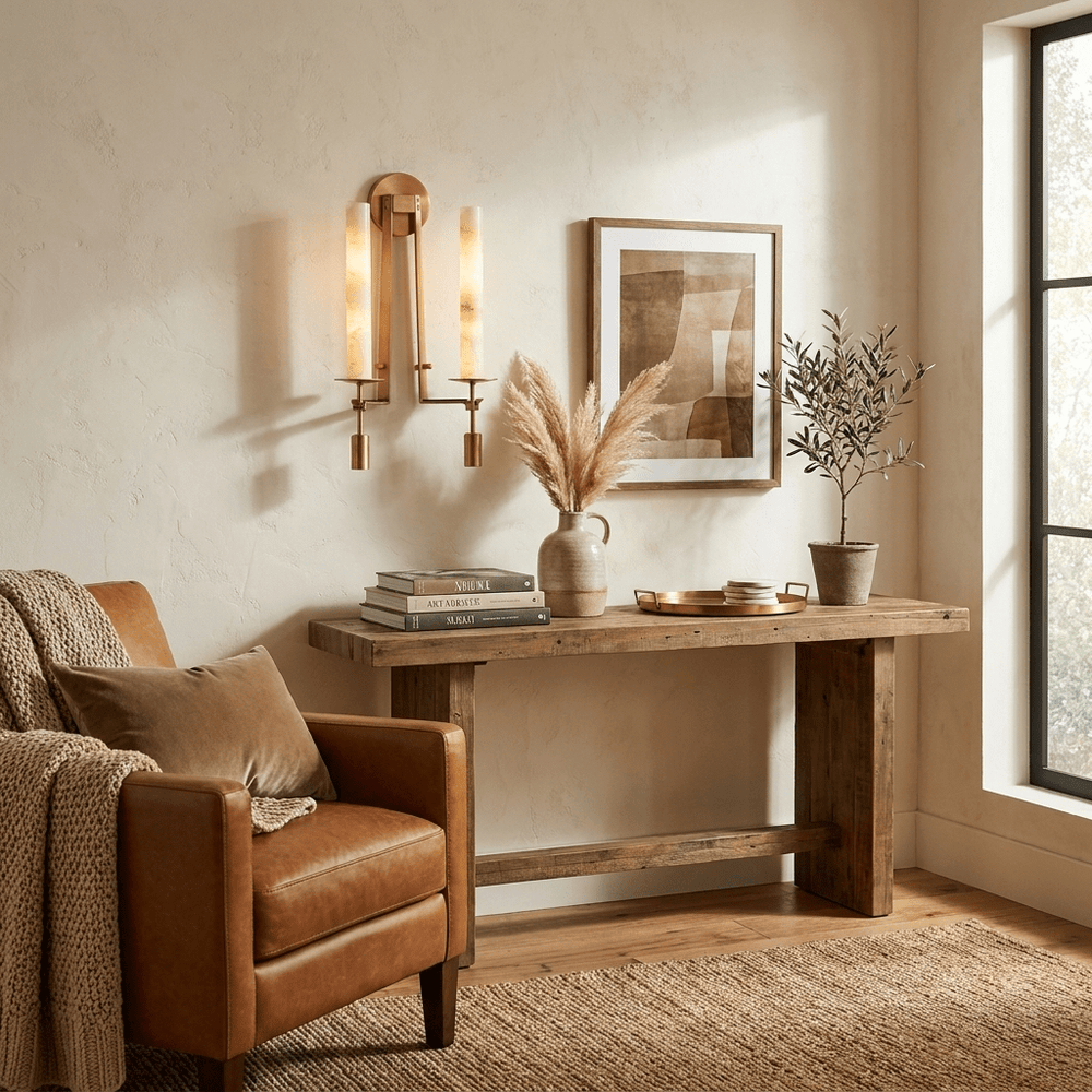 Fontanelle Alabaster Wall Lamp