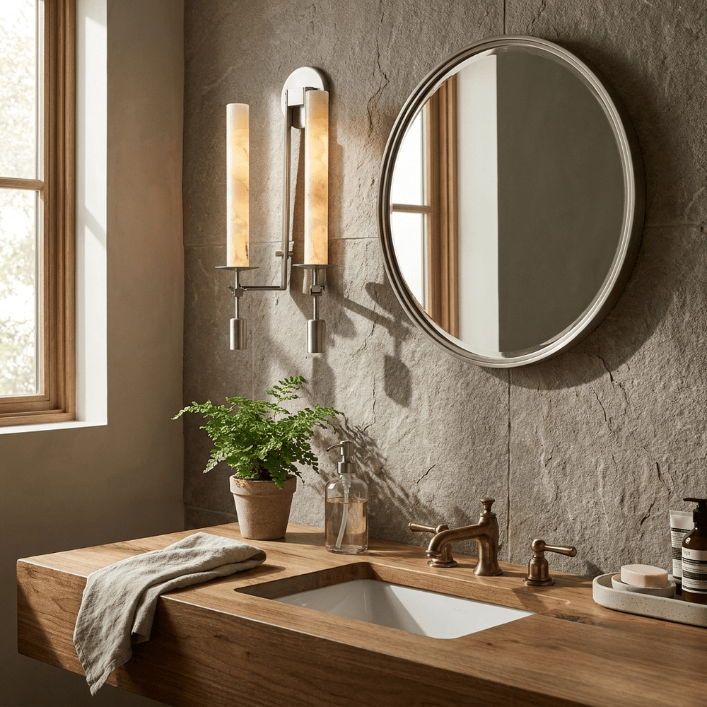 Fontanelle Alabaster Wall Lamp
