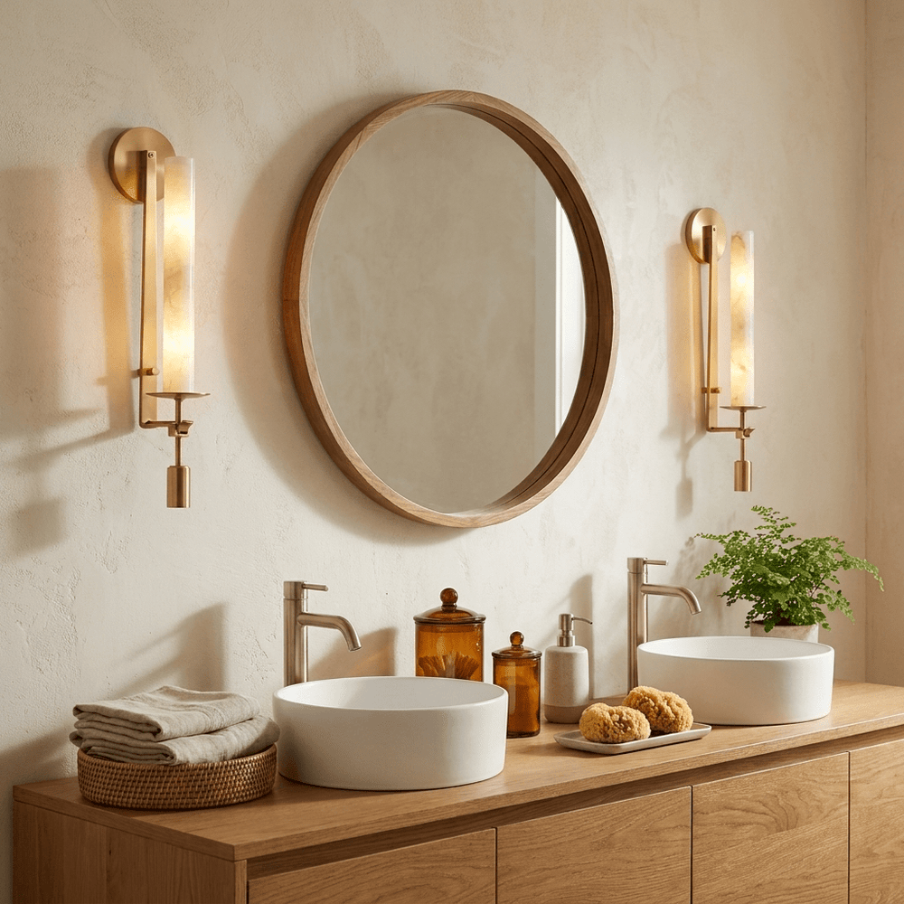 Fontanelle Alabaster Wall Lamp