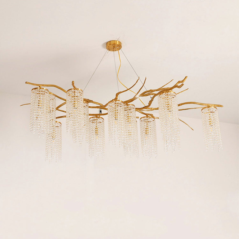 Modern Art Glass Crystal Chandelier