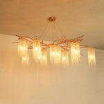 Modern Art Glass Crystal Chandelier