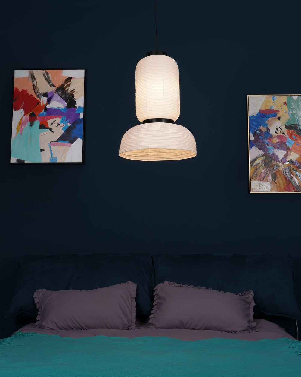 Rice Paper Lantern Pendant Swag Lamp