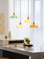 French Flower Pendant Light