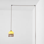 French Tassels Brass Pendant Swag Light