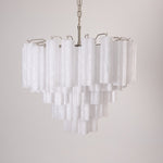 Frosted Glass Cascade Chandelier