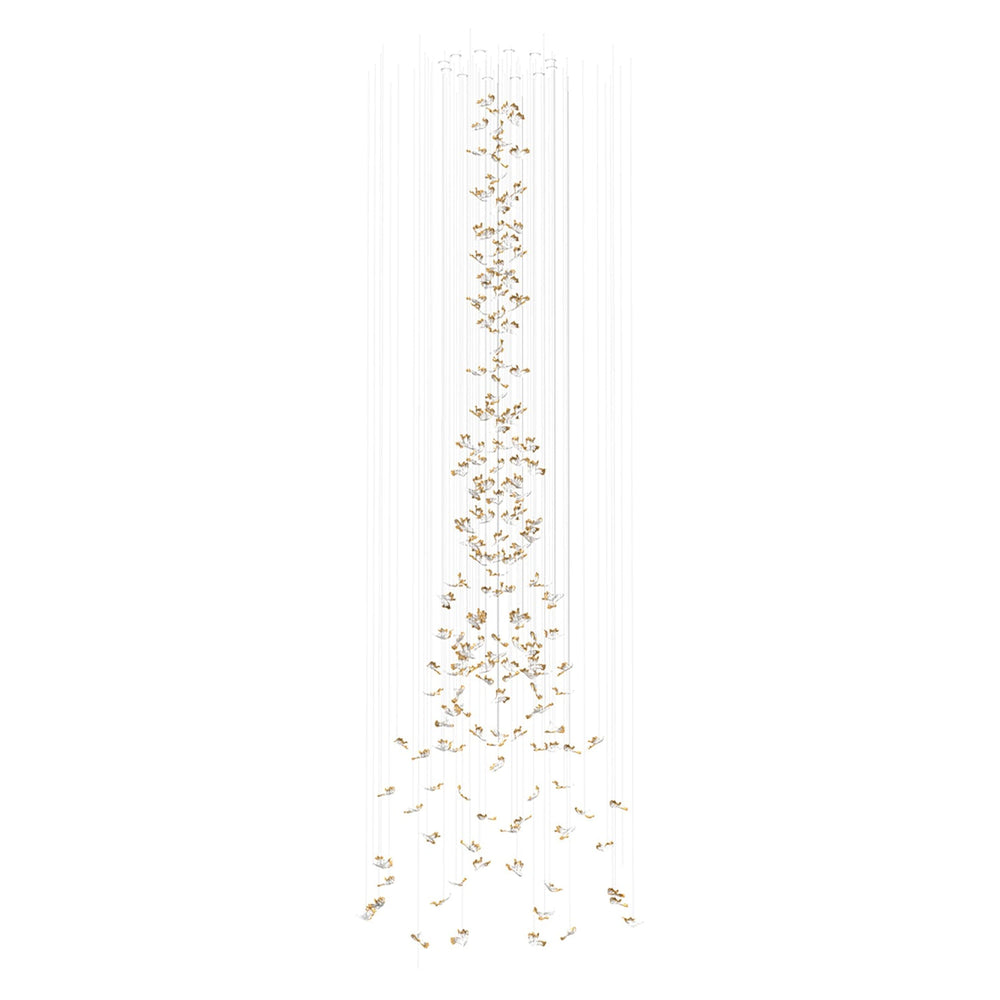 Frosted Petals Frozen Chandelier