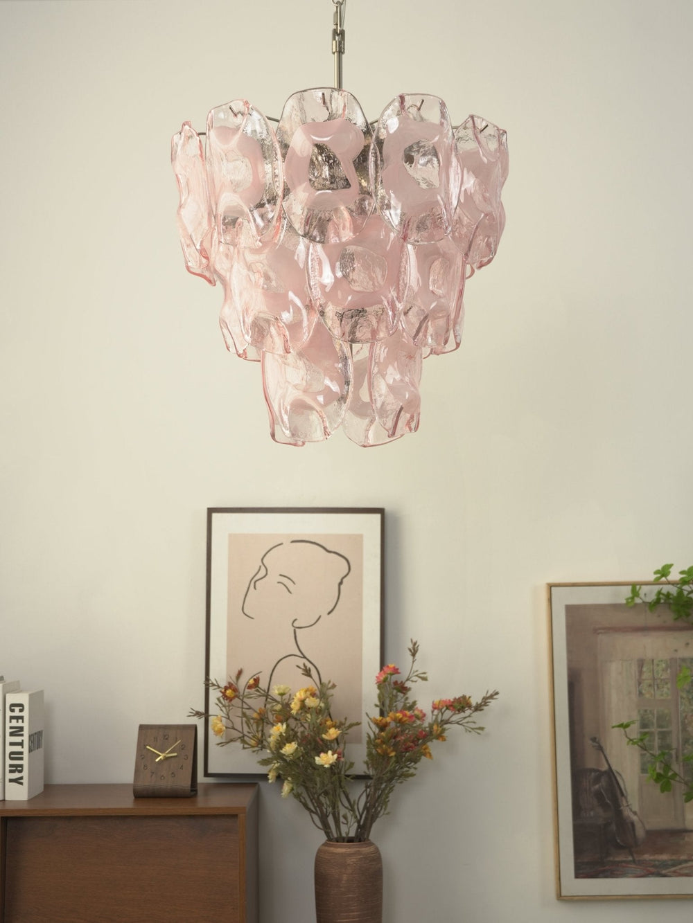 Frostelle Glass Chandelier