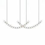 The Gabriel Curved LED Chandelier | Custom Size &