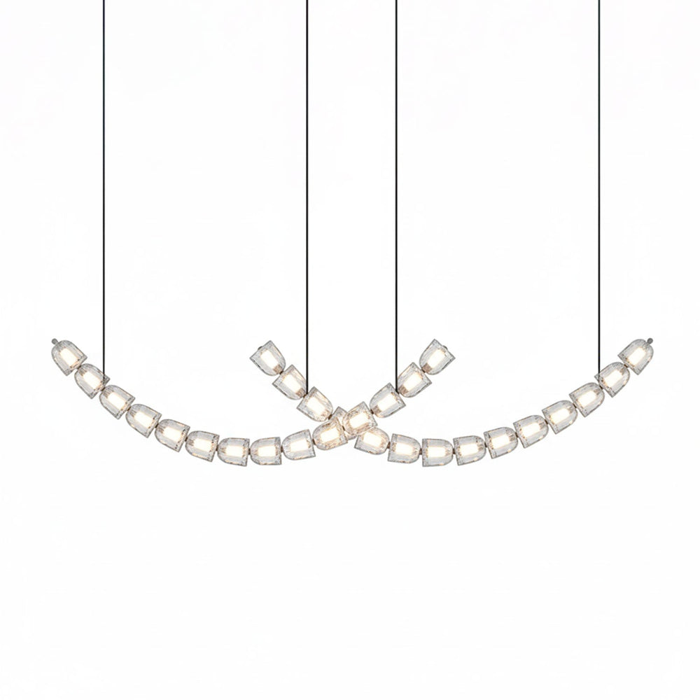 The Gabriel Curved LED Chandelier | Custom Size &