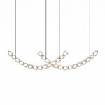 The Gabriel Curved LED Chandelier | Custom Size &